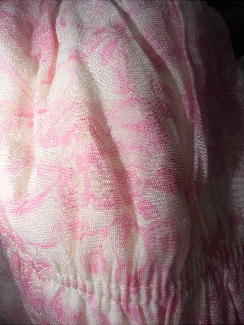 Sincerely Jules cottagecore pink floral peasant peplum blouse M - Picture 8 of 8